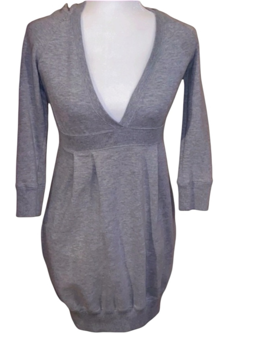 PINK Victoria’s Secret Gray Tunic Hooded Sweatshirt